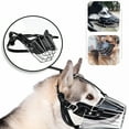 thumbnail image 4 of GASTROPOD Dog Muzzle Basket Metal Faux Leather Cage Muzzle with Adjustable Strap Dog Muzzle for Large Dogs,Anti Biting Barking Chewing for Large Dogs, 4 of 7