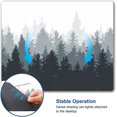 thumbnail image 6 of Misty Forest Mouse Pad, Gaming Mouse Mat Square Waterproof Mouse Pad Non-Slip Rubber Base MousePads for Office Home Laptop Travel, 9.5"x7.9"x0.12" Inch, 6 of 6