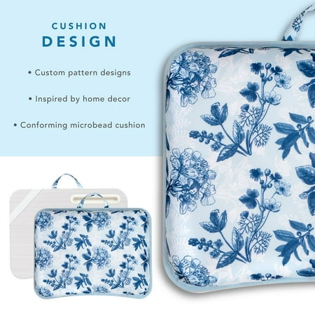 LapGear - Designer Lap Desk for 15.6" Laptop - Blue Blossoms