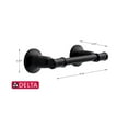 thumbnail image 6 of Delta CML50-MB Chamberlain Bath Toilet Paper Holder Matte Black, 6 of 8