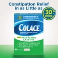 thumbnail image 3 of Colace Saline Laxative 60 Capsules Fast Acting Constipation Relief for Adults, Gentle Magnesium Hydroxide Formula, Non-Stimulant Laxative, Severe Constipation Relief, 3 of 9