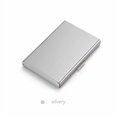 thumbnail image 1 of 10 Card Slots Storage Box Driver License Storage Card Holder Stainless Steel Anti-Theft Brush bank Credit Card Metal Card Bag - Silver, 1 of 5