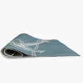 thumbnail image 3 of E by Design Anchored Nautical Indoor/Outdoor Rug - Dusty Smoke - 2 x 3 ft., 3 of 3