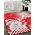 thumbnail image 2 of Ahgly Company Indoor Rectangle Patterned Red Abstract Area Rugs, 5' x 8', 2 of 6