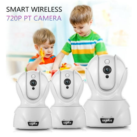 SANNCE 3pcs Wifi IP Camera HD 720P Wireless 1MP Smart CCTV Security Camera P2P Network Baby Monitor Home Protection Mobile Remote