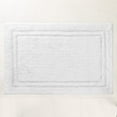 thumbnail image 2 of Cotton Solid 2-Piece White Highly Absorbent Non-Slip Backing Bath Rug Set by Superior, 2 of 9
