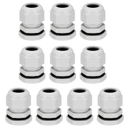 10Pcs PG13.5 Cable Gland Waterproof Joint Adjustable White for 6mm-11mm Dia Wire price history on PriceWatchPro