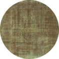 thumbnail image 1 of Ahgly Company Indoor Round Oriental Light Blue Industrial Area Rugs, 4' Round, 1 of 4