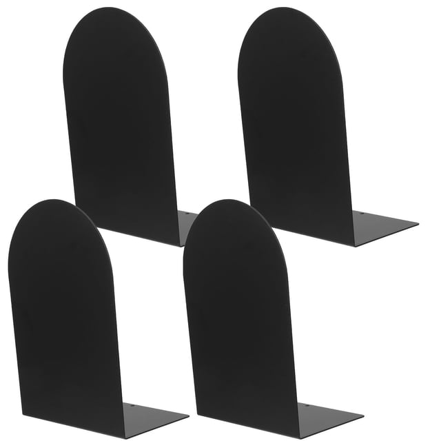 PTOOTP 4Ud Sujetalibros Decorativos En L Para Estantes Con Material Metálico Resistente Y Estilo Contemporáneo