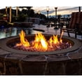 thumbnail image 5 of 30-Inch Fire Pit Ring Outdoor Firepit, Rim Liner Inside Thick Heavy Duty Solid Steel DIY Campfire Ring for Patio, Backyard, Farmhouse, Black, 5 of 5