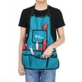 thumbnail image 2 of PENGGONG Waterproof Canvas Gardening Tool Apron Tools Bag with Pockets Adjustable Size Fits Men and Women, 2 of 7