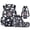 Bookworm Cow Spotted, variant on Yspwyqan Donut Corgi 4Pcs Kids Backpack Set with Lunch Box Pencil Case Water Bottle, Ice Cream Drip Multi-Pocket Lightweight Bags for Elementary Middle School