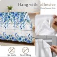 thumbnail image 5 of Spring Blue Floral Cabinet Curtains 35"W x 35"L, Farmhouse Weeping Floral Leaves Wood Sink Skirt for Bathroom Vanity Kitchen Self Adhesive, Dust-Proof Privacy Curtain for Shelves Closet Pantry, 5 of 9