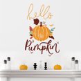 thumbnail image 2 of NSESSHome Clearance Fall Thanksgiving Pumpkin Wall Stickers Autumn Leaves and Stick Wall Art Decals for Kitchen Dining Room Bedroom, 2 of 7
