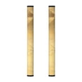 thumbnail image 2 of 2pcs Refrigerator Door Handle Cover Kitchen Appliance Dishwashers Microwave Oven Cabinet Furniture Decor 5.1x15.7in Gold Marble_3, 2 of 8