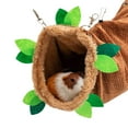 thumbnail image 6 of Pet Enjoy Hamster Tunnels Tubes Hammock Bed,Warm Swing Pet Hammock Guinea Pig Hideout Tunnel Tubes Toys for Rats Squirrel Ferrets Small Animal, 6 of 7