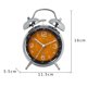 thumbnail image 2 of Reloj despertador pequeño para estudiantes de hierro forjado, reloj de escritorio silencioso para niños, reloj de cuarzo creativo verde, 2 of 5
