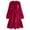 red, variant on OBEEII Kids Girls Long Sleeve Solid Color Velvet Ruffle Dress Party Dress Girls' Chvurch Prayer Long Sleeve Dress Stage Performance Dress 11-12 Years Green