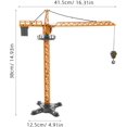 thumbnail image 2 of Juguetes De Grúa Torre Camiones De Construcción De Juguete s De Metal Modelo Vehiculos De Construcción Fundido a Presión Camion y Remolque El Plastico, 2 of 5