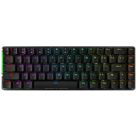 ASUS ROG Falchion NX 65% Wireless RGB Gaming Mechanical Keyboard | ROG NX Brown Tactile Switches, PBT Doubleshot Keycaps, Wired / 2.4G Hz, Touch Panel, Keyboard Cover Case, Macro Support