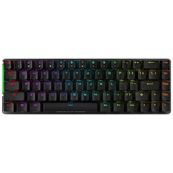 ASUS ROG Falchion NX 65% Wireless RGB Gaming Mechanical Keyboard | ROG NX Brown Tactile Switches, PBT Doubleshot Keycaps, Wired / 2.4G Hz, Touch Panel, Keyboard Cover Case, Macro Support