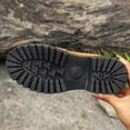 thumbnail image 4 of Miluxas Loafers for Women Classic Suede Loafers Casual Round Toe Shallow Mouth Slip on Shoes Comfort Walking Soft Sole Shoes Brown 9(42), 4 of 9