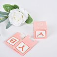 thumbnail image 5 of Balsa Circle 25 Pink 2" Square Baby Shower Party Favors Gift Boxes Birthday Party Decorations Whole, 5 of 8