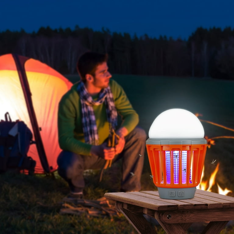 Mignova Camping Bug Zapper Tent Light - Waterproof Mosquito Killer LED Lantern, Rechargeable Battery 8 thumbnail image