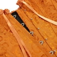 thumbnail image 4 of Corset Top Bustiers for Women Lace Up Ovebust Victorian Corset Plus Size Vintage Corsets Gold XS, 4 of 6