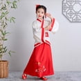 thumbnail image 2 of Tenue Traditionnelle pour Enfants, Tenue de Performance Inspirante pour Filles et Garçons, Robe Patrimoniale Classique Convenant à la Maison et aux Loisirs, 2 of 3
