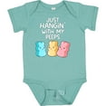 thumbnail image 3 of Inktastic Easter Hangin' with My Peeps Boys or Girls Baby Bodysuit, 3 of 5