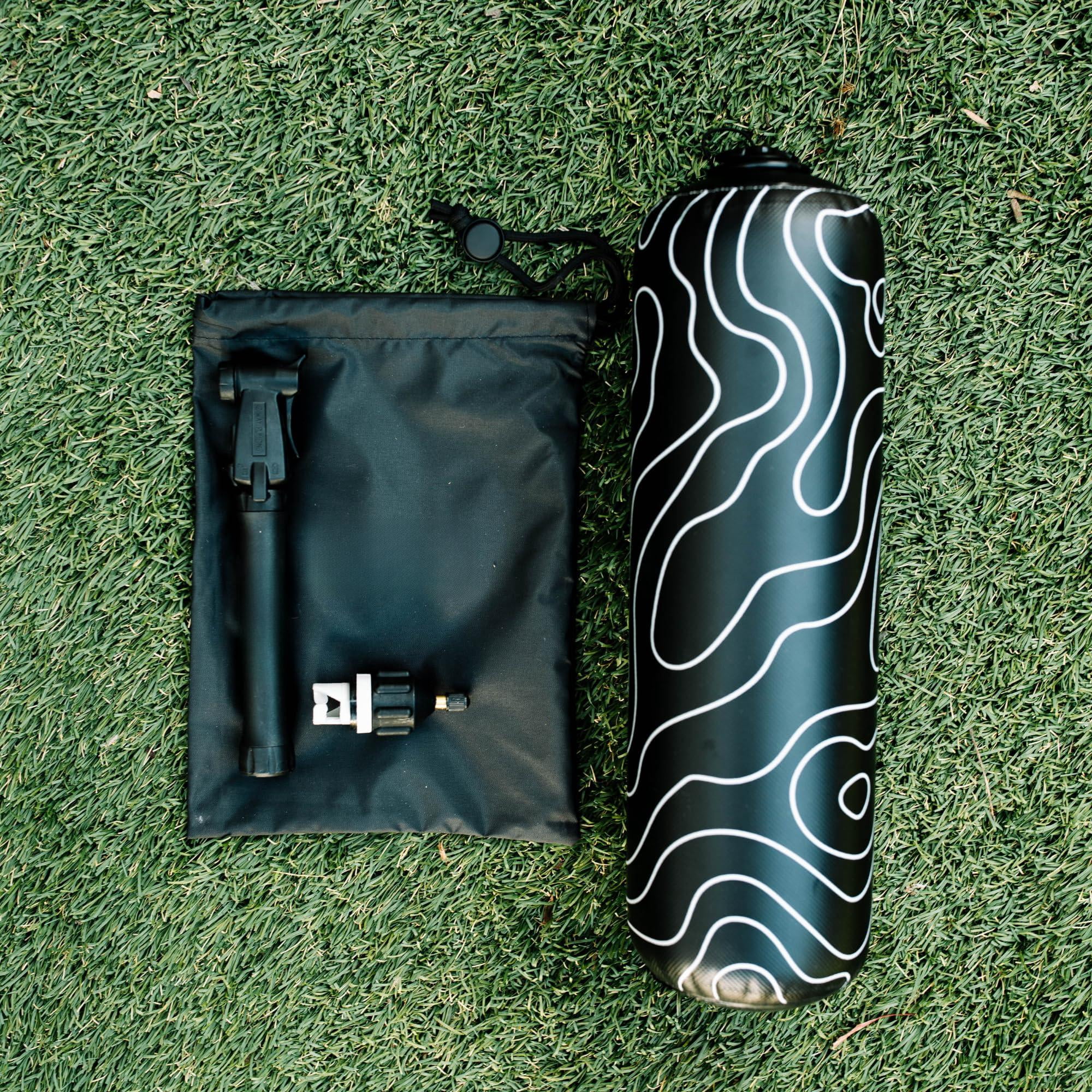 Inflatable Travel Foam Roller - Adjustable Firmness  Ultra-portable For Physical And Deep Tissue