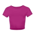 thumbnail image 3 of Summer Tops for Women Bulk Pack of Long Sleeve T Shirt Women Long Sleeve Layering Tops for Top Small T Shirt Women's Women's plus Size Womens Turtleneck Woman Large Hot Pink S, 3 of 3