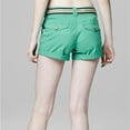 thumbnail image 2 of Aeropostale Womens Beachcomber Casual Walking Shorts, Green, Juniors, 2, 2 of 2