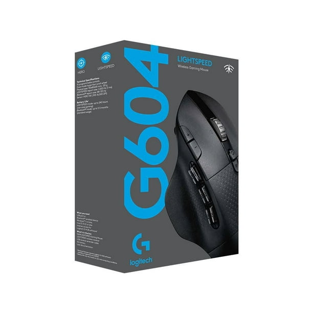 Logitech G604 LIGHTSPEED Bluetooth Hero Sensor Gaming Mouse