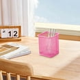 thumbnail image 4 of YIMWNYI Metal Mesh Pen Holder, Durable Steel Desk Organizer, Compact Pencil Storage Jar for Office, Home, and Workspace, Easy to Clean, Sturdy Design for Desk Supplies, 9x10cm, 4 of 5