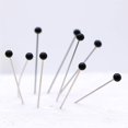 thumbnail image 2 of Cateissary 250 Pieces Sewing Pin Colored Glass Fabric Safety JewelryDIY Dressmaker Balls Stitch Straight Needles Head Quilting De coser, 2 of 6