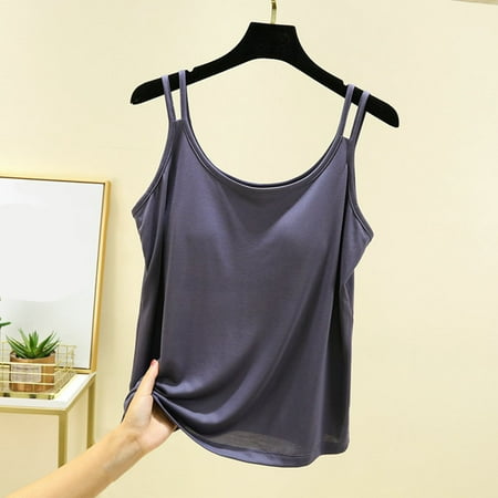 Qhnvtd Lace Bodysuit Yellow Shirts For Girls Babydoll Tops For Women Tshirts 2024 Women s Casual And Fashionable Summer Solid Color Outerwear Sleeveless Top Dark Gray