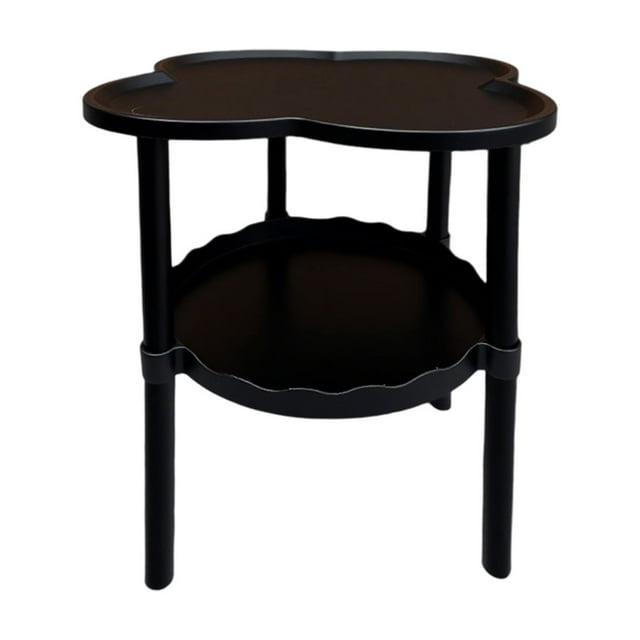Household Four-leaf Sofa Side Table Living Room Snack Table Small Coffee Table Movable Storage Table Cloud Shelf