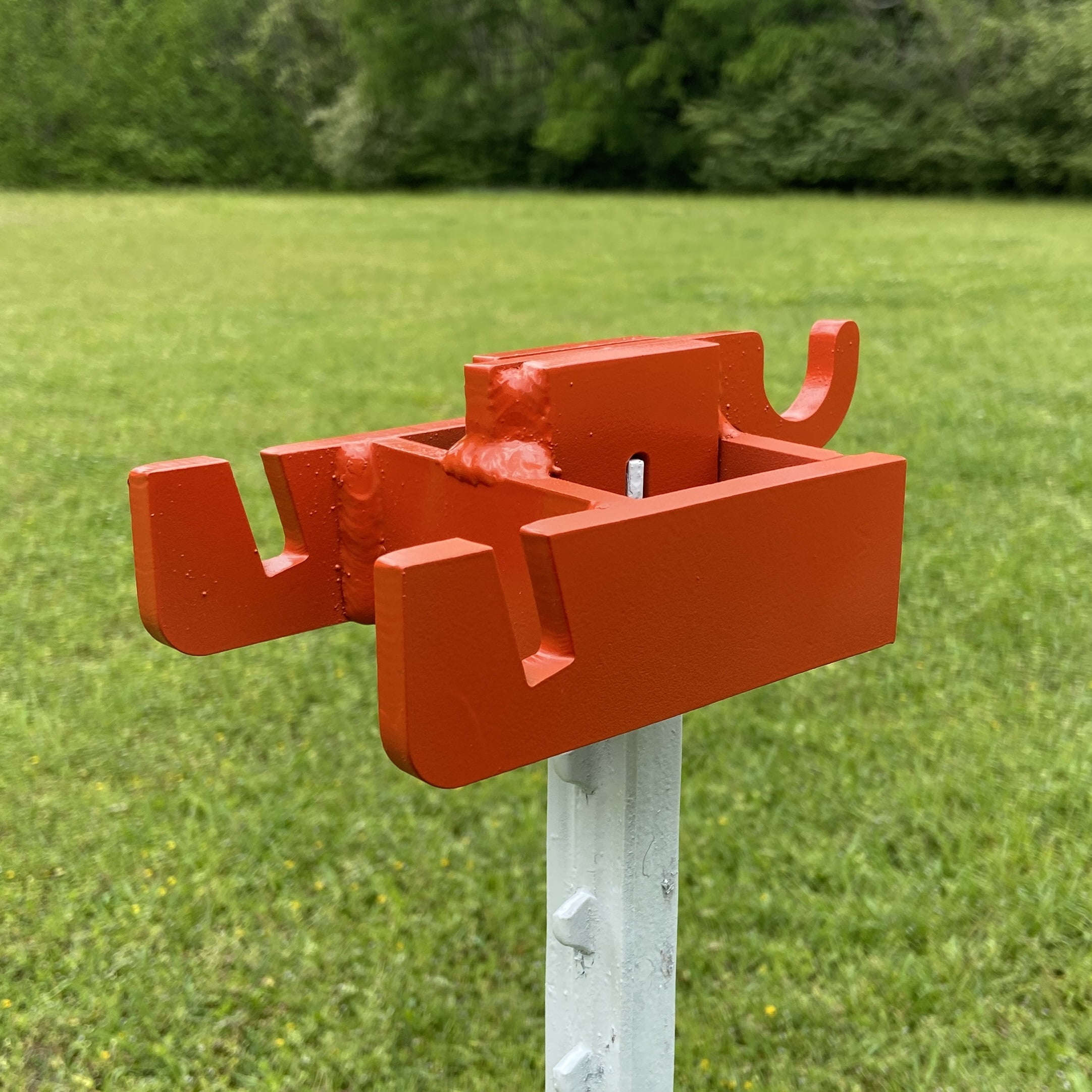Magnum Target Stringer 12"x24" 3/8" AR500 Steel Hostage Reactive Dueling Tree Shooting Target for T-Post NEW - STR12x24TPM-KIT