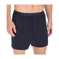 thumbnail image 1 of Calzoncillos tipo bóxer Perry Ellis Luxe Solid para hombre, azul marino, talla XL, 1 of 4