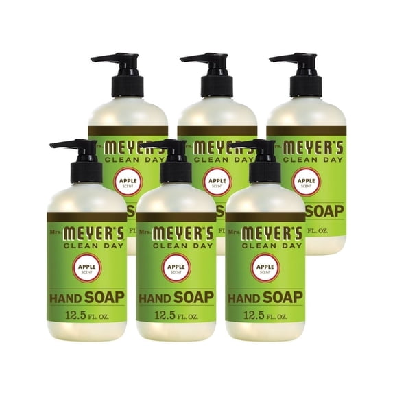 Mrs. Meyer's Liquid Hand Soap Apple 12.5 OZ (Pack of 6)