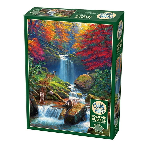 Mystic Falls in Autumn 1000-Piece Puzzle