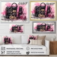 thumbnail image 4 of Designart "Pink Bag Envy The Designer s Touch II" Fashion Canvas Print, 4 of 5