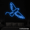 thumbnail image 2 of Craftnamesign Bird Line Art Neon Sign for Bedroom Living Room Wall Decor, 2 of 5