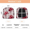 thumbnail image 3 of Pioneer Flower Floral Print Pattern Seat Covers for Dining Room Chairs Set Of 4,Stretch Printed Washable Chair Seat Cover with Elastic Ties and Button,Removable Waterproof Couch Cushion Covers, 3 of 6