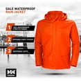 thumbnail image 3 of Chubasquero Helly-Hansen Gale impermeable para hombre, talla 4XL, 3 of 6