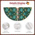 thumbnail image 3 of Sikiie Pineapple And Cactus Nativity Christmas Tree Skirt, Jesus Christian Winter Holiday Tree Mat Decoration(30-48IN)36", 3 of 6
