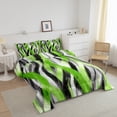 thumbnail image 3 of Erosebridal Geometric Stripe Comforter Sets Queen Size,Abstract Artwork Bedding Queen Comforter Set,Geometry Lines Decor,Reversible,Ultra Soft,3 Pieces, 3 of 7
