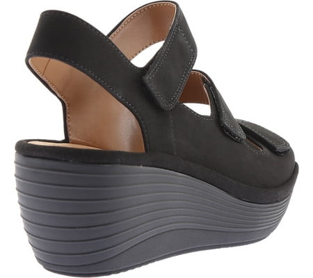 clarks women's reedly juno wedge sandal